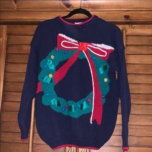 Vintage Ugly Christmas Sweater Size Medium
